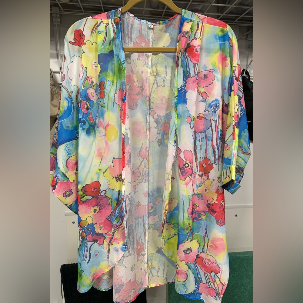 Floral Multicolor Kimono